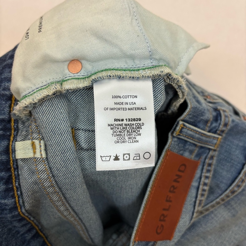 GRLFRND Bella Low Rise Boyfriend Jeans in Vermont Ave Size 26 - Picture 13 of 16